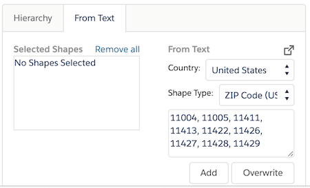 Create Shapes with the Geopointe Shape Library / Multi-Shape Editor