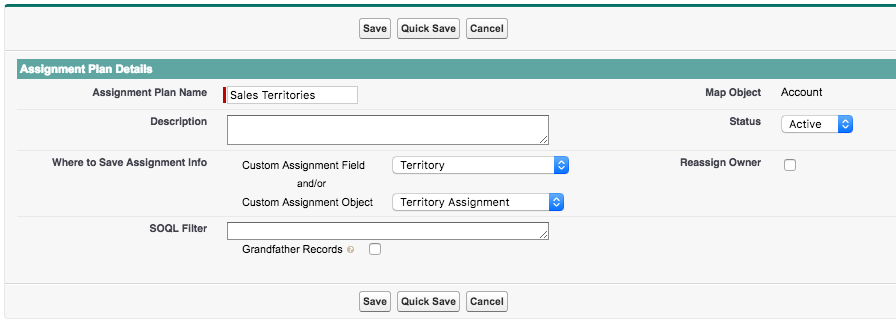 assignment in plan