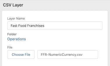 How To Map CSV files