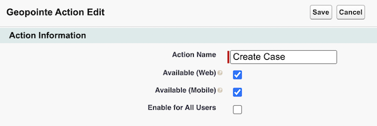 Create Custom Actions
