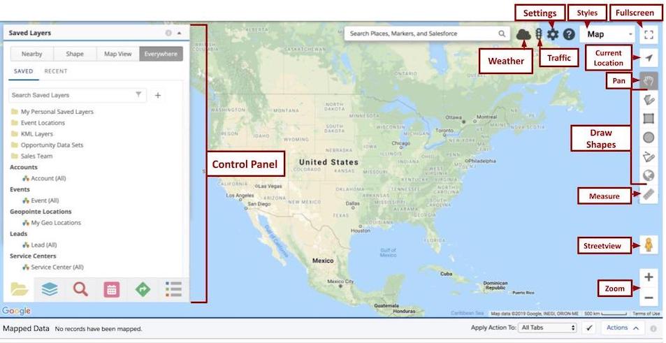 Geopointe Map Interface