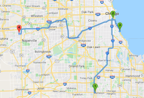 Search Along a Route or Line